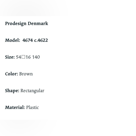 Prodesign Denmark Eyeglasses 4674 c.4622‎ Brown Frame 54[]16 140 main image 6